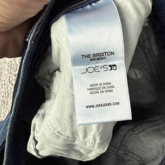 Joe's Jeans The Brixton Men's Straight Leg Size 38 Dark Wash Whiskered MSRP $168 - Picture 11 of 13